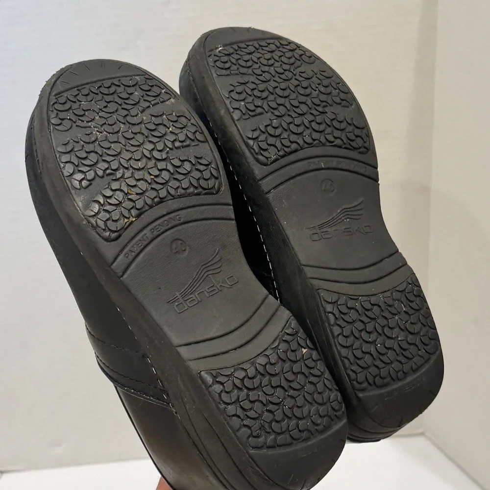 Dansko XP 2.0 ALL Black Leather Clogs Nursing Shoes Mens 7 Womens 9.5-10 EU 40 - Picture 10 of 10